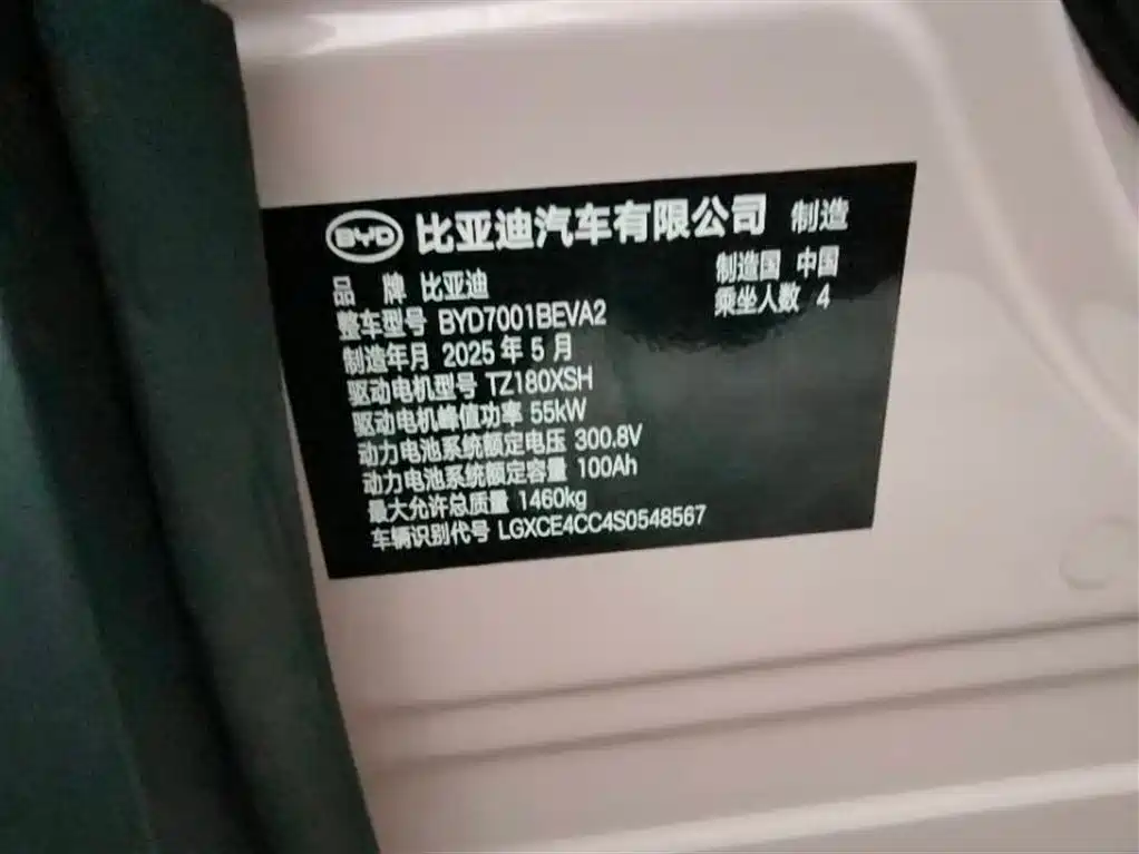 BYD Seagull 2025 305km Vitality фото 7