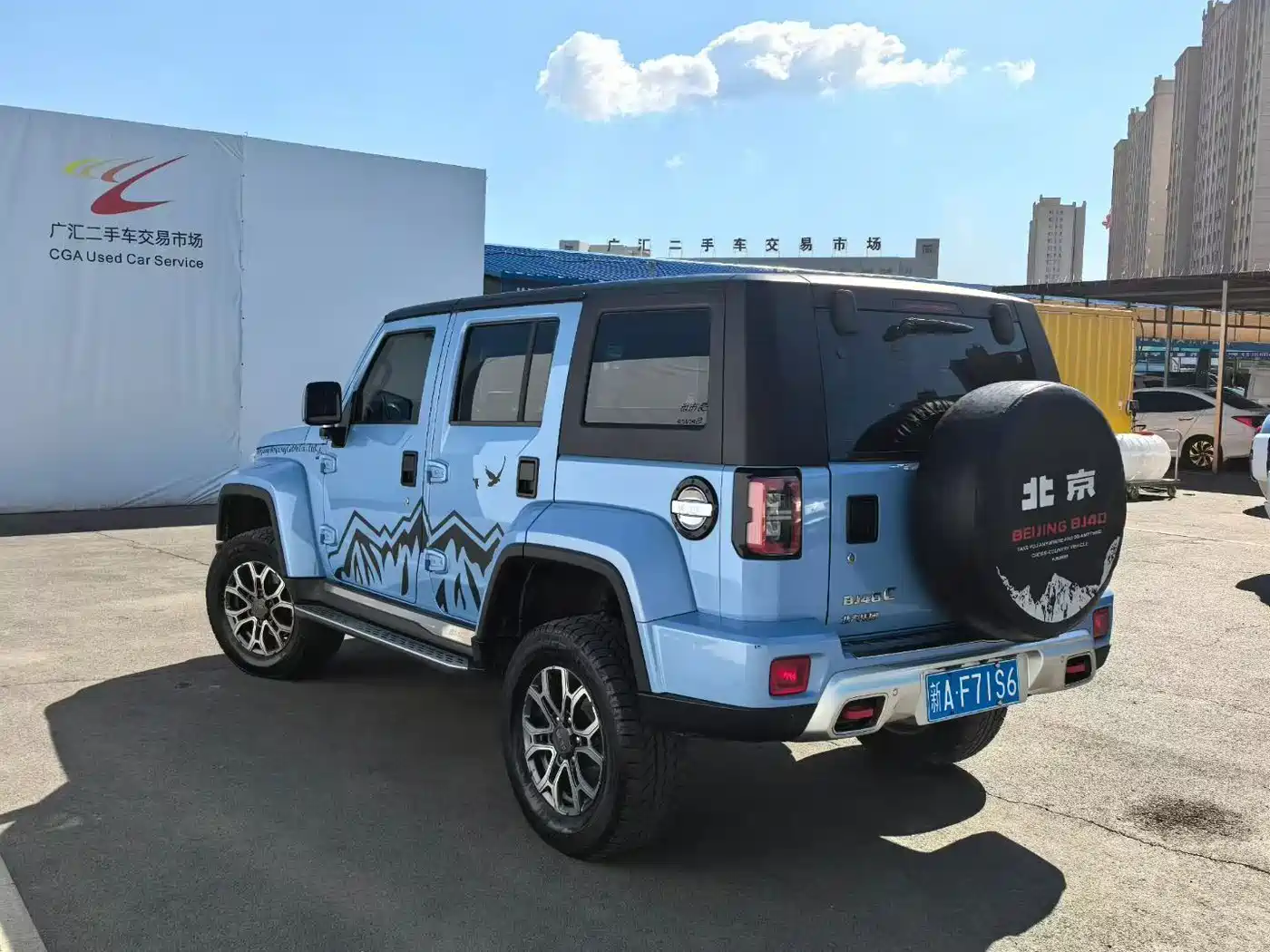 BAIC ORV Beijing Offroad BJ40 2023 2.0T Auto 4WD Urban Hunter Knight Edition фото 7