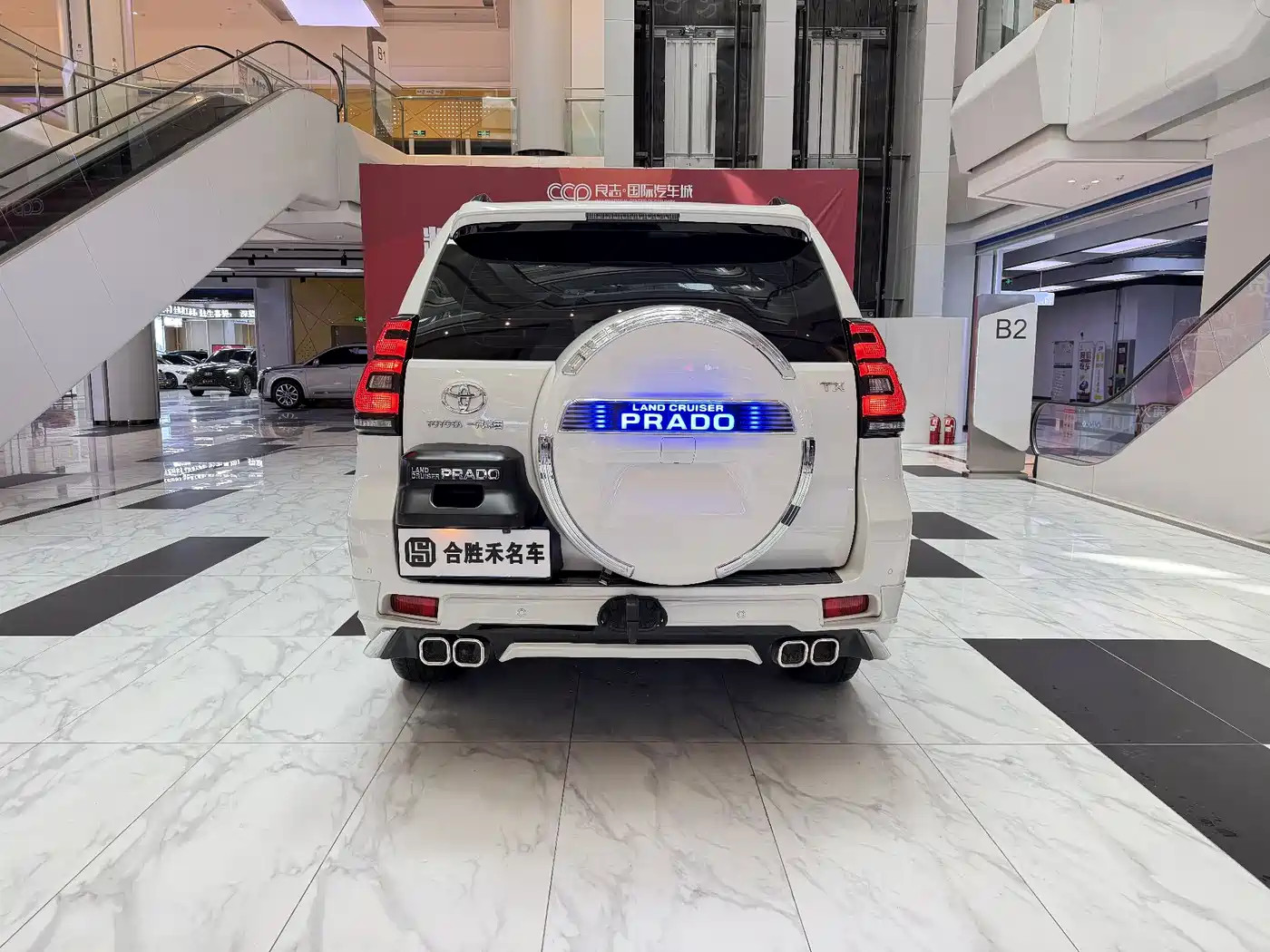 Toyota Prado 2019 3.5L Automatic TX-L Zunxiang Edition with Rear-mounted Spare Tire фото 10