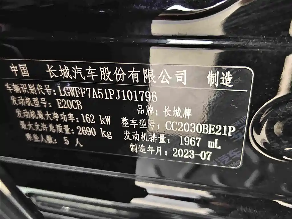 Crossboundary Auto Co-created Tank 300 2023 2023 2.0T Cyber Knight