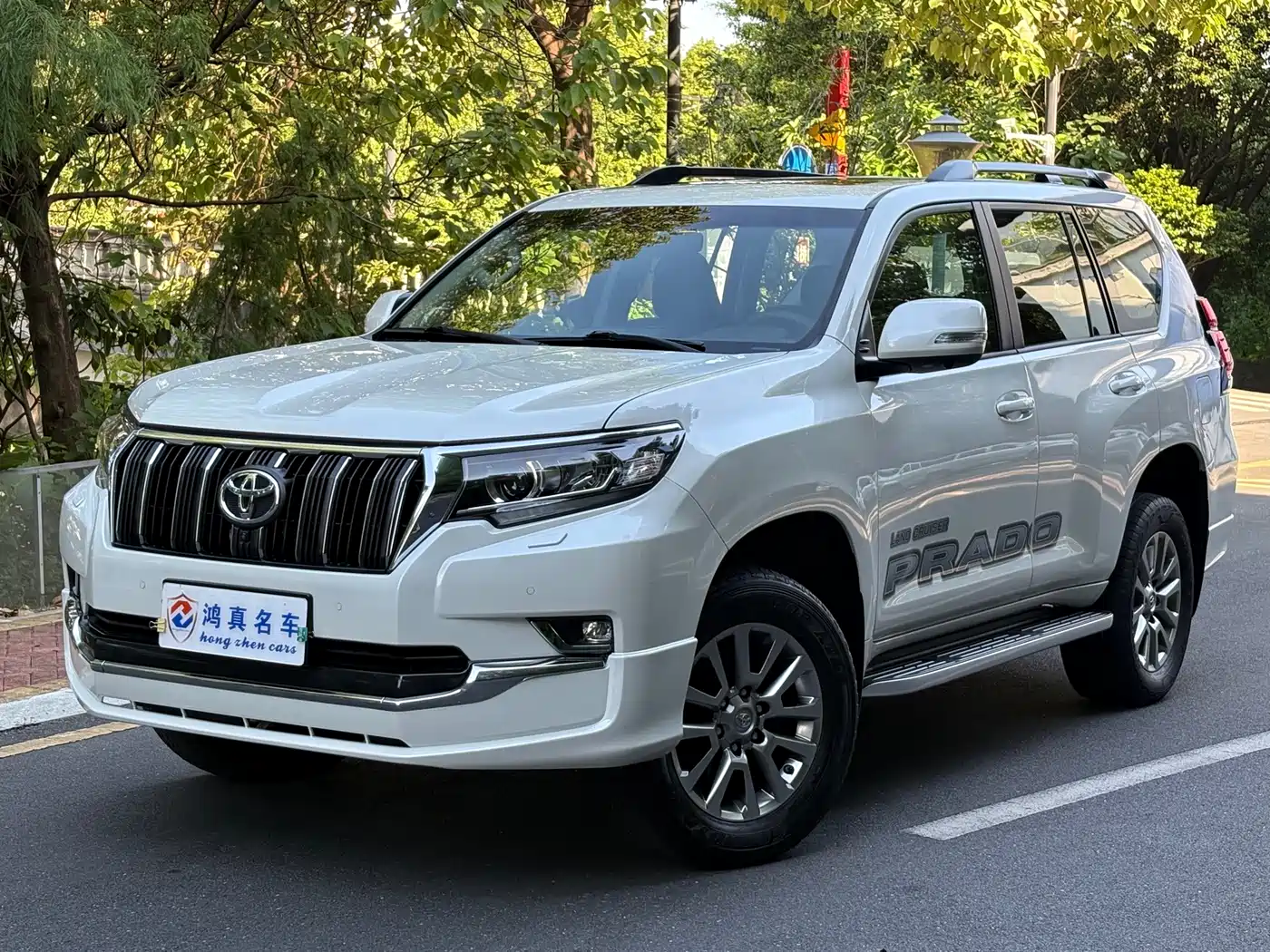 Toyota Prado 2020 2019 3.5L Automatic TX-L Zunxiang Edition with Rear-mounted Spare Tire