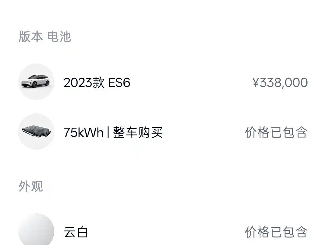 NIO ES6 2023 2023 75kWh