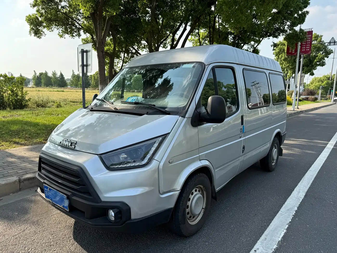 Jiangling Tesun 2021 2017 2.8T Commercial Transport Short Wheelbase Medium Roof 6/7/8 Seats JX493