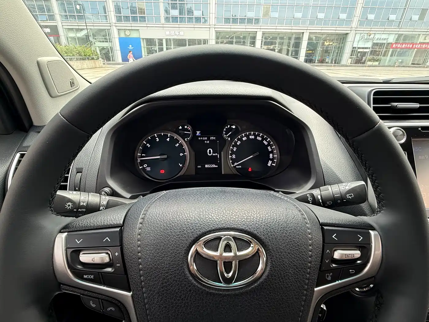Toyota Prado 2019 2018 3.5L Automatic TX-L NAVI Rear-mounted Spare Tire