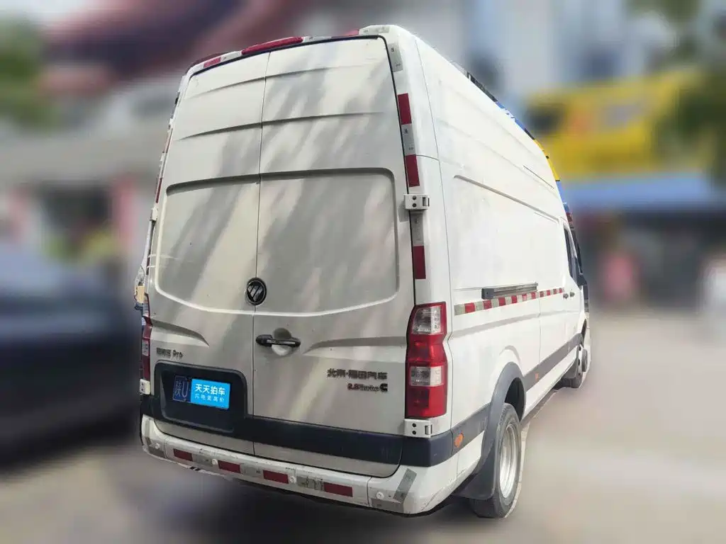 Foton Tuyano 2025 2023 Cummins 2.8T Manual Jixiang Cargo Van Extended Wheelbase Super High Roof Dual Rear Tires 3-Seater