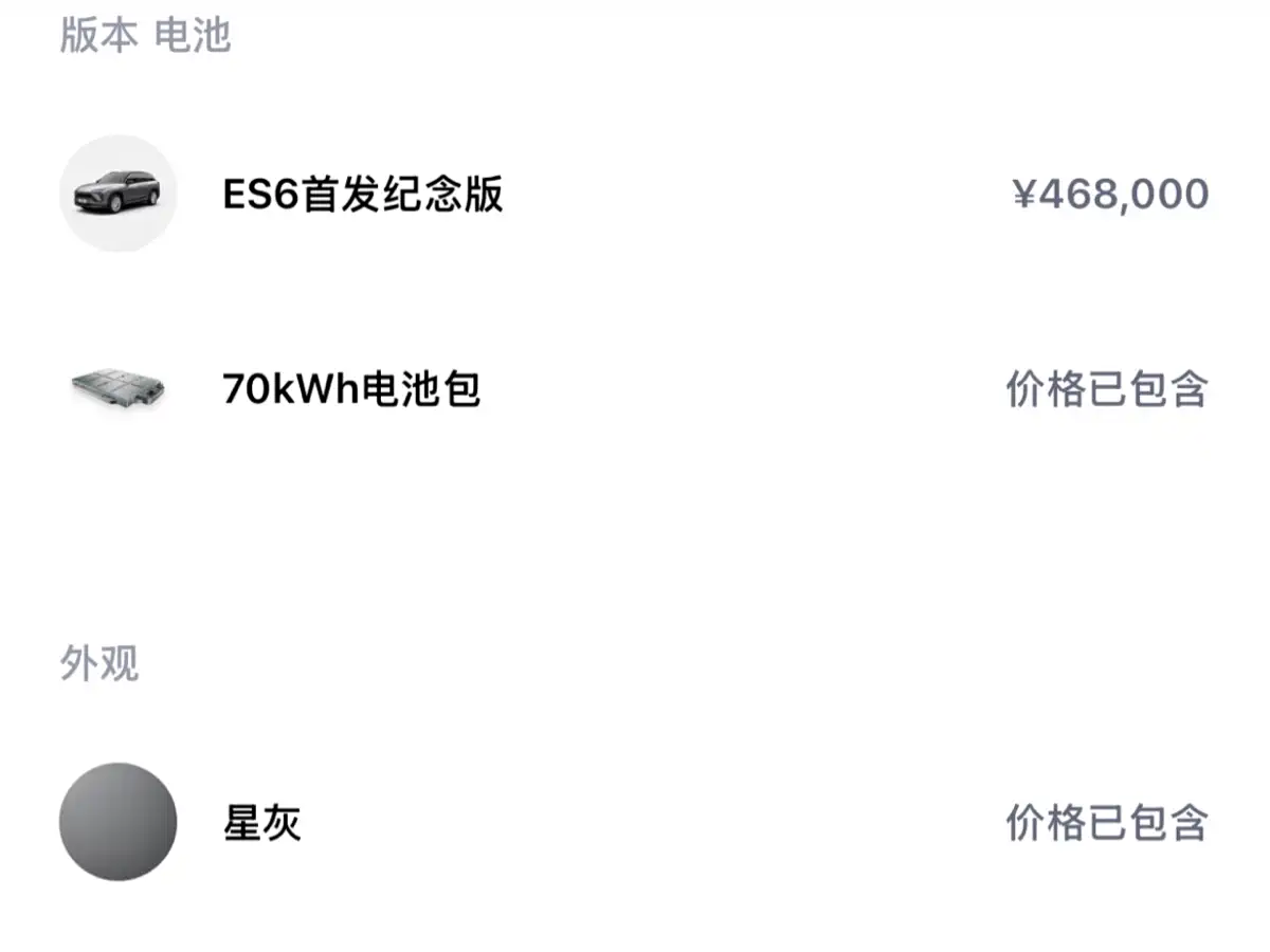 NIO ES6 2019 2019 430KM Launch Edition