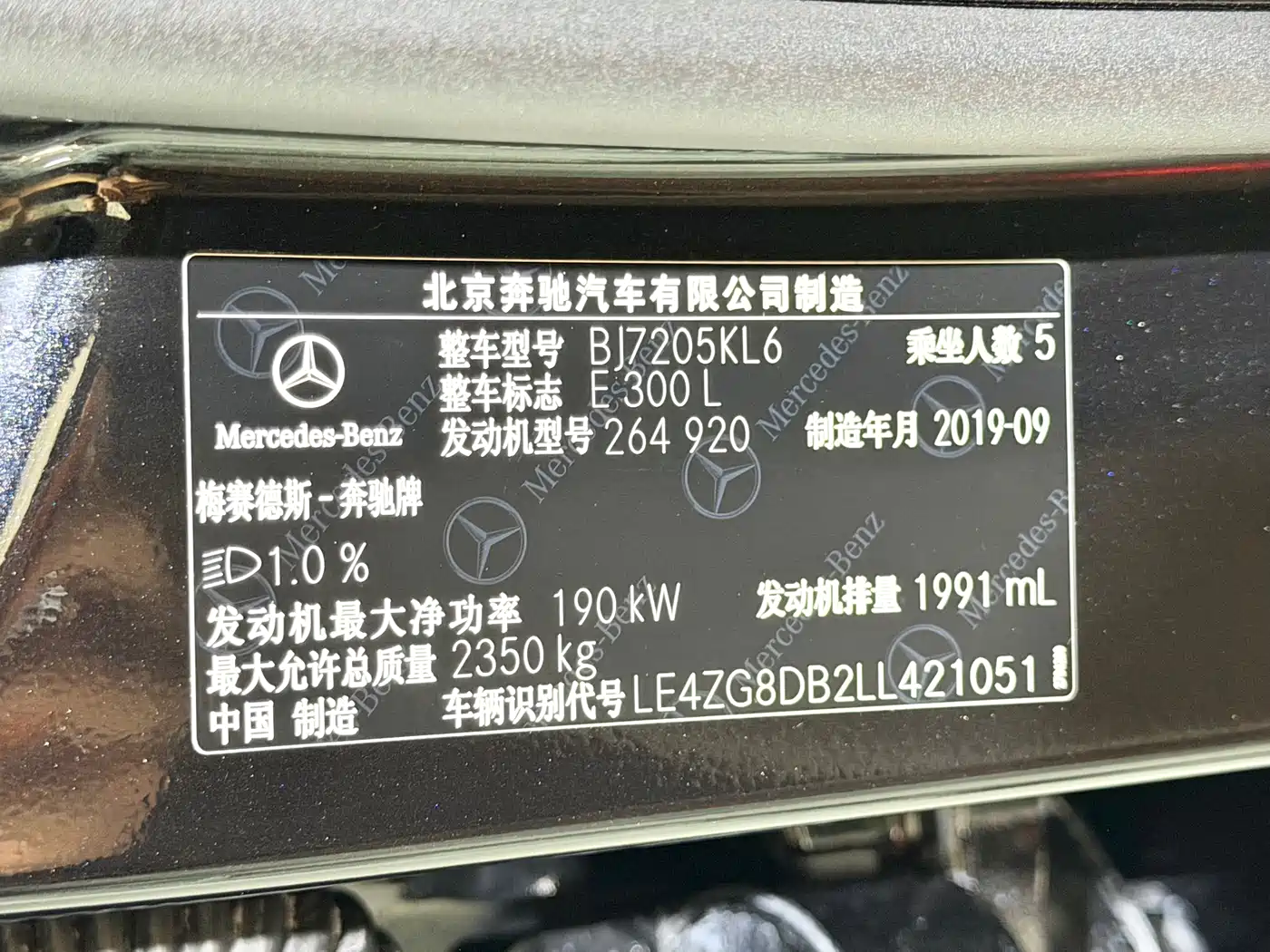 Mercedes-Benz E-Class 2020 E 300 L Luxury Model фото 16