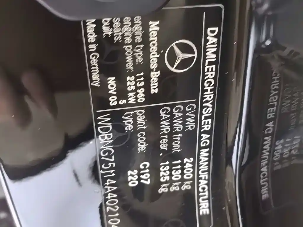 Mercedes-Benz S-Class 2004 2004 S 500