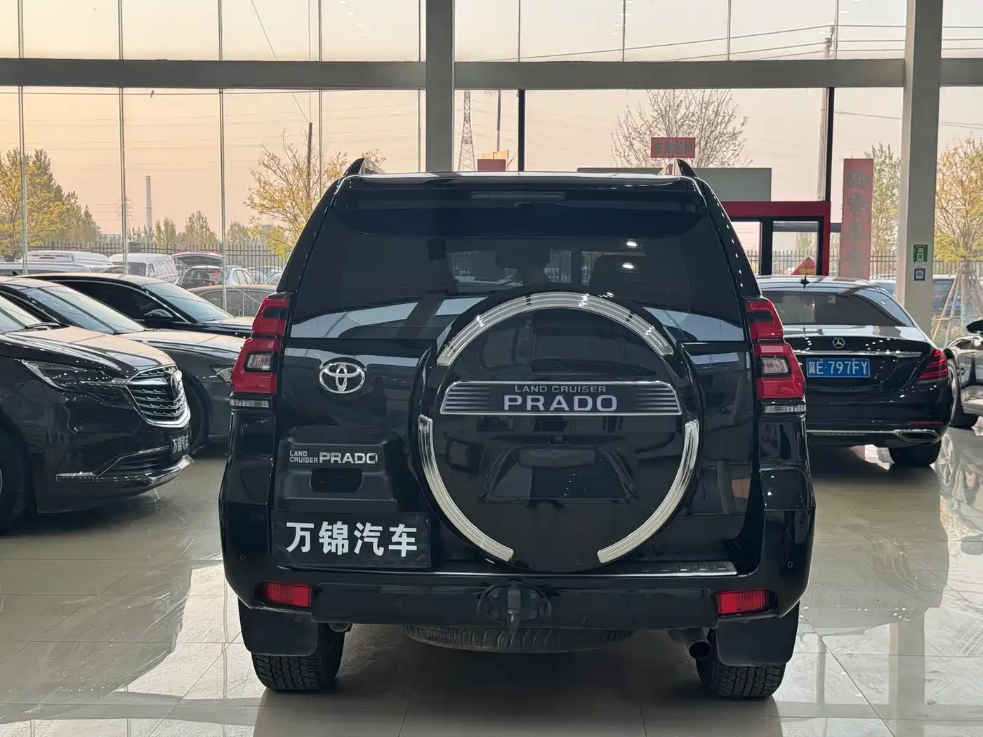 Toyota Prado 2018 3.5L Automatic VX NAVI Rear-mounted Spare Tire фото 5
