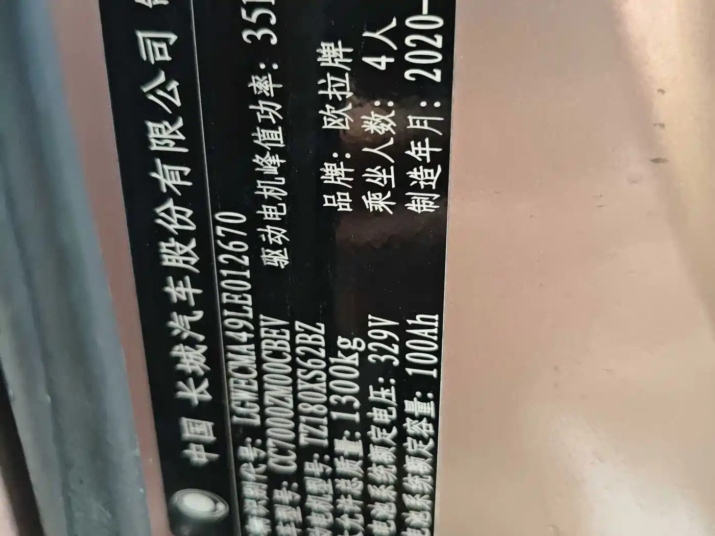 Ora Black Cat 2020 2021 351km Luxury Model