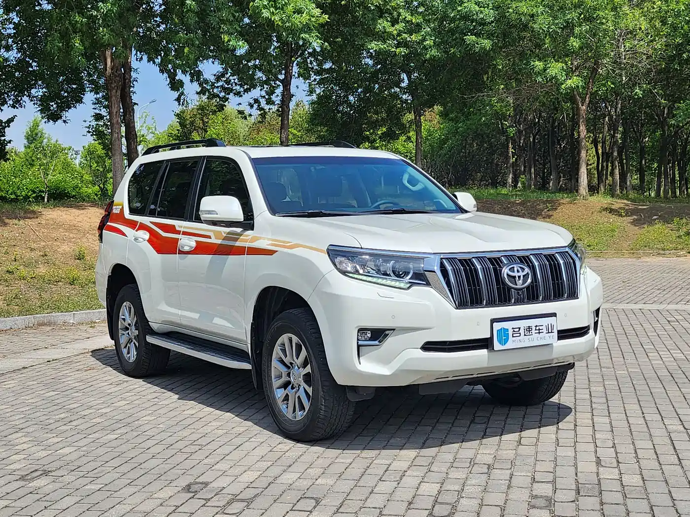 Toyota Prado 2018 3.5L Automatic TX-L Rear-mounted Spare Tire фото 3