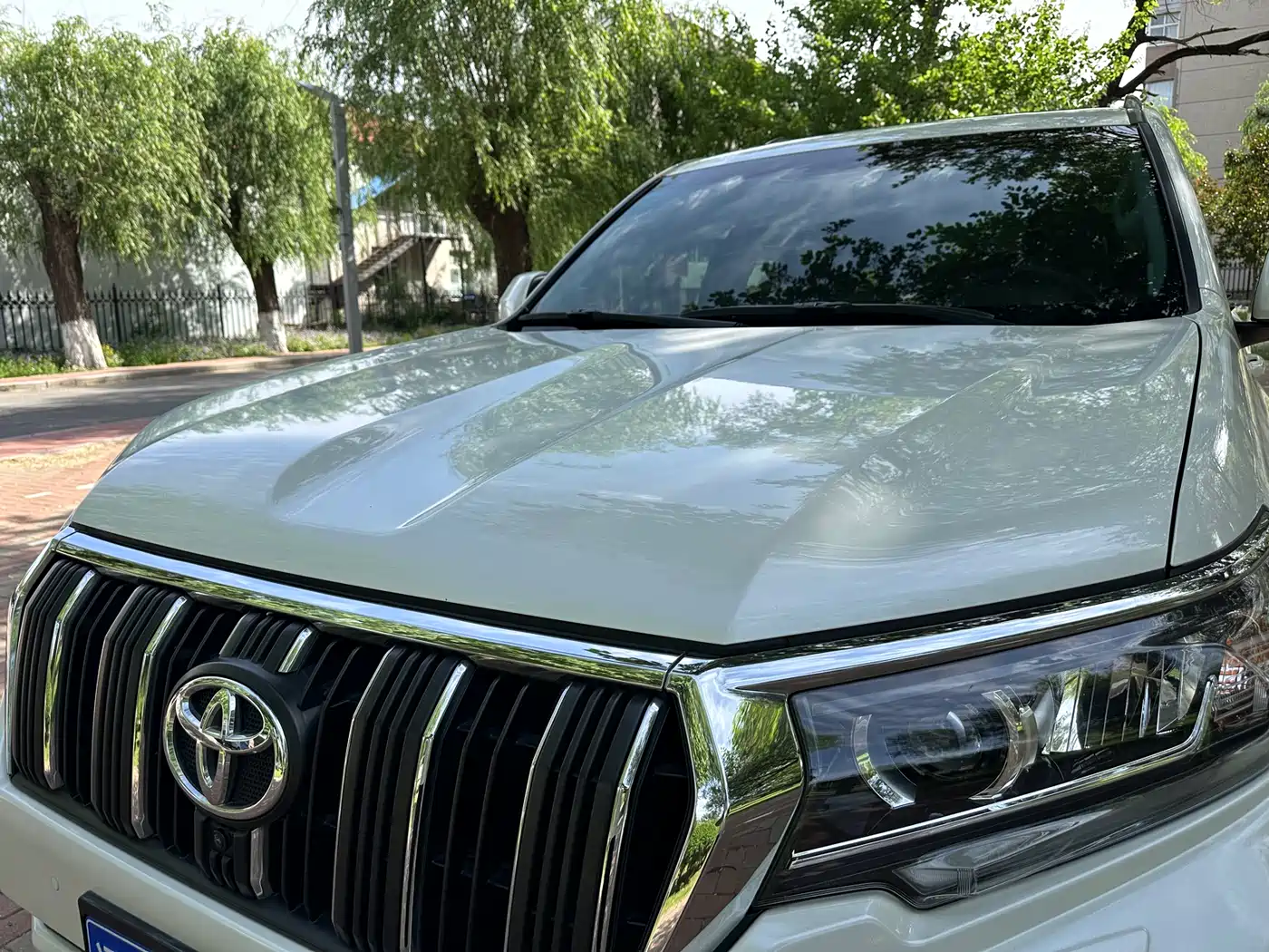 Toyota Prado 2018 3.5L Automatic TX-L Rear-mounted Spare Tire фото 11