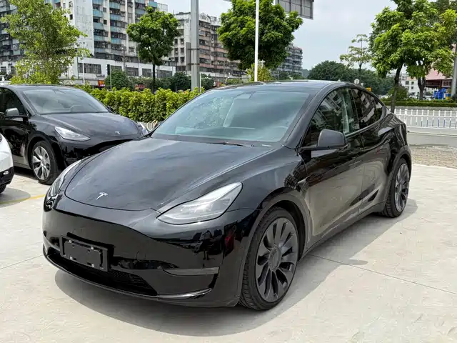 Tesla Model Y Performance, высокопроизводительный полный привод