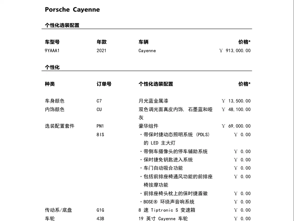 Porsche Cayenne 2019 Cayenne 3.0T фото 10