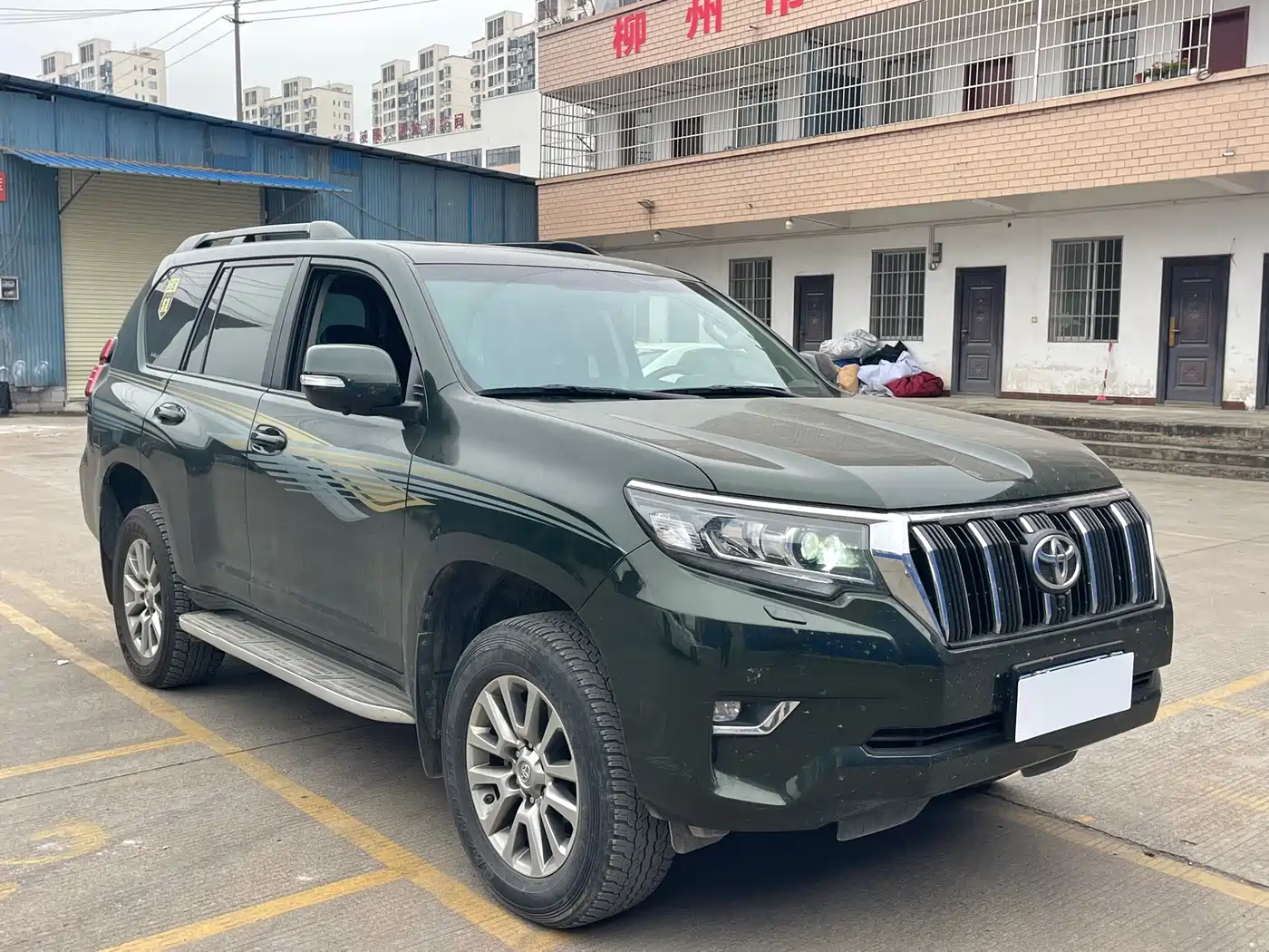 Toyota Prado 2018 3.5L Automatic TX-L NAVI Rear-mounted Spare Tire фото 3