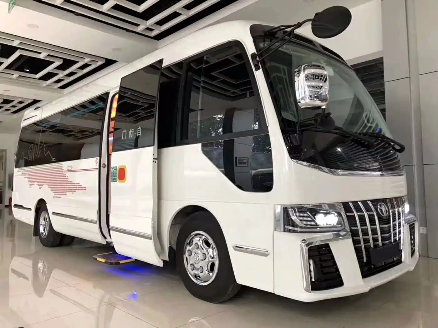 Toyota Coaster 2019 4.0L Premium Vehicle GRB53L-ZCMSK 20-seater Special Edition 9GR