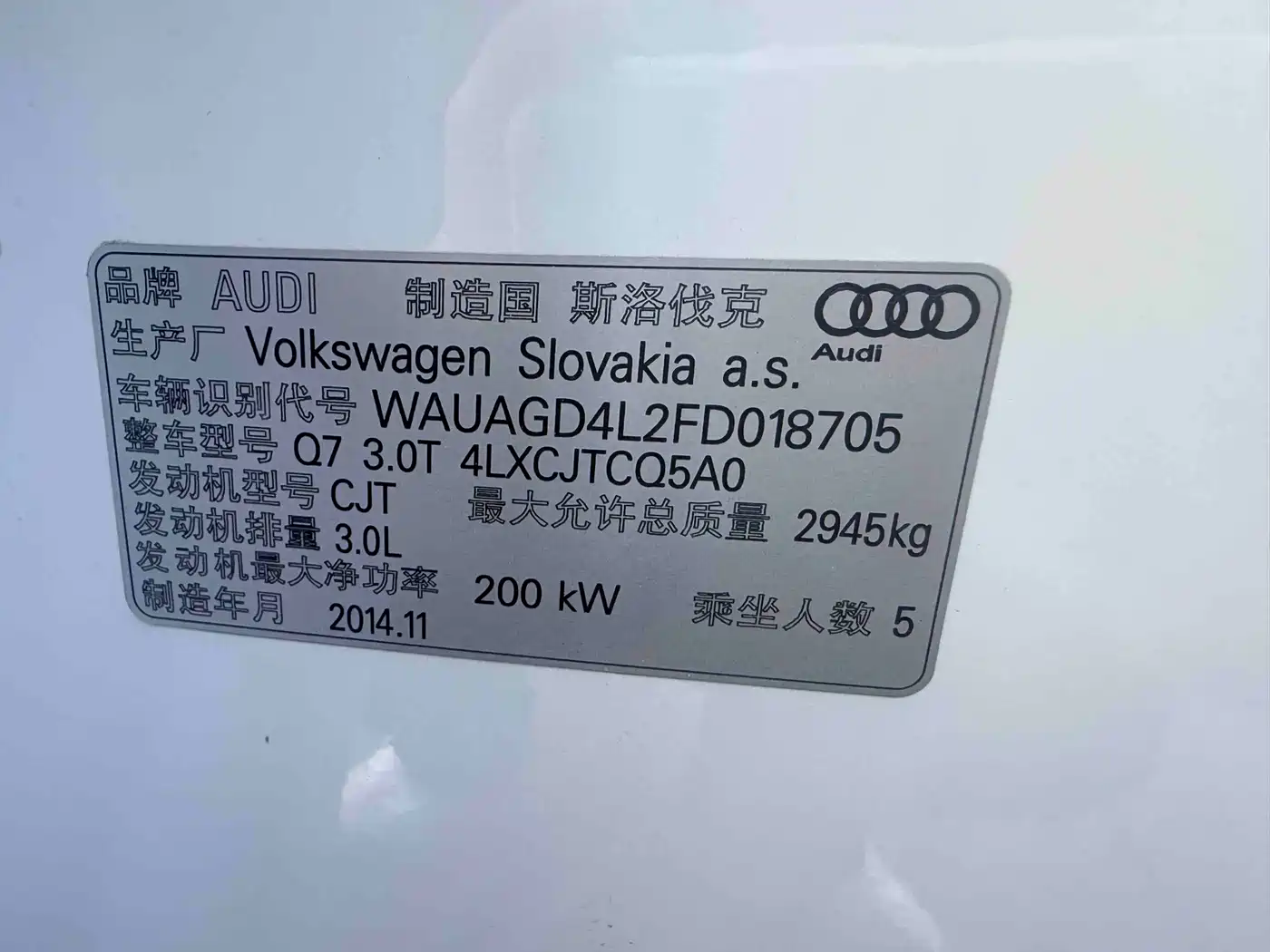 Audi Q7 2014 35 TFSI Sport фото 25