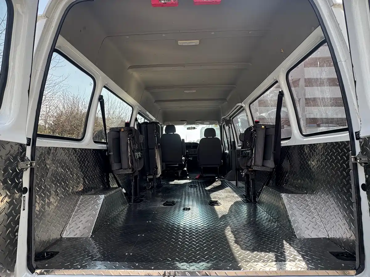 Jiangling Tesun 2022 2021 Model 2.8T Space King Standard Edition Long Wheelbase Medium-High Roof Single Rear Tire-Step 6-Seater Diesel China VI JX493