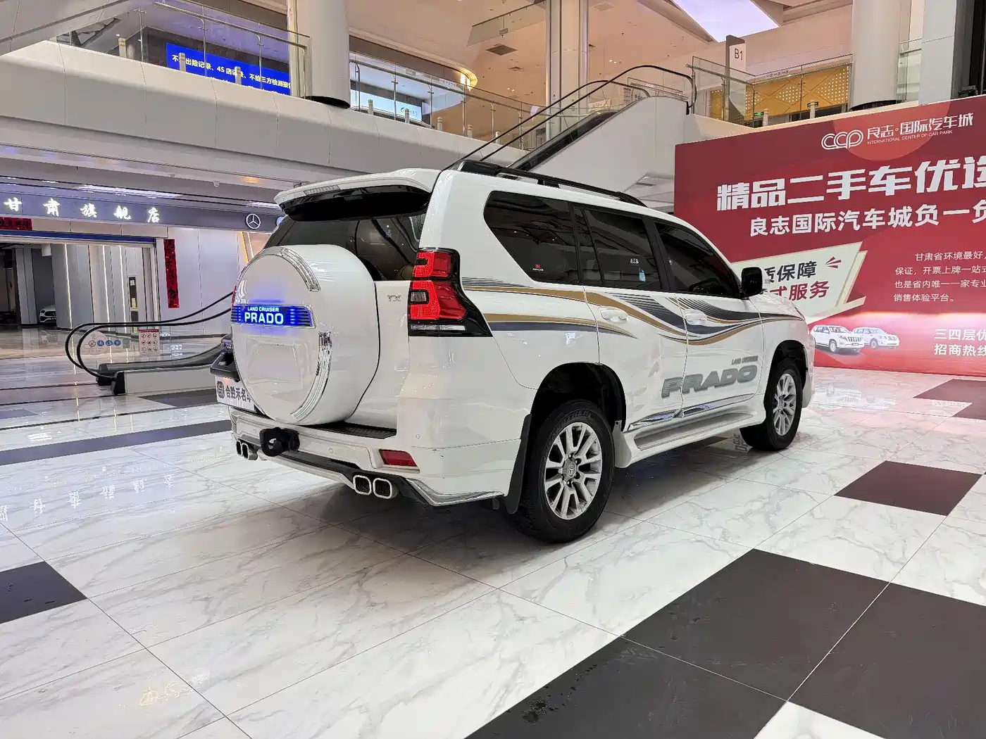 Toyota Prado 2019 3.5L Automatic TX-L Zunxiang Edition with Rear-mounted Spare Tire фото 11