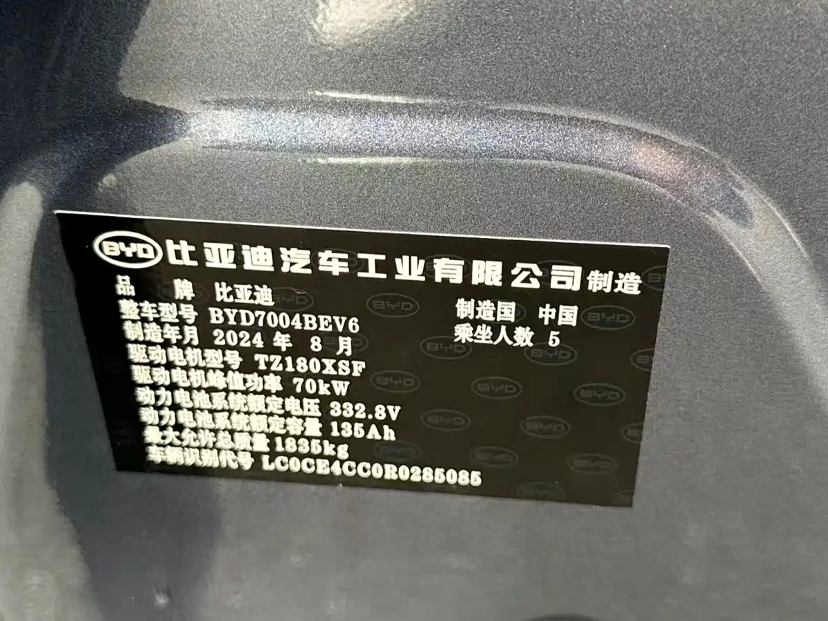 BYD Dolphin 2024 Glory Edition 420km Fashion Edition фото 13