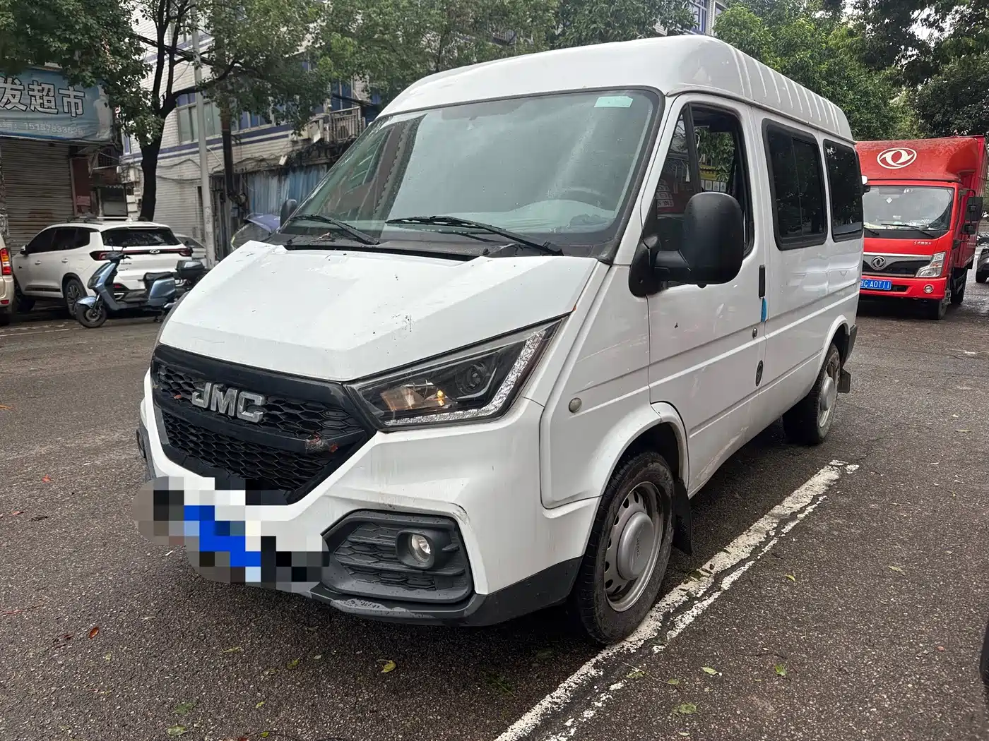 Jiangling Tesun 2022 2021 Model 2.8T Space King Taurus Edition Long Wheelbase Medium-High Roof Single Rear Tire-Step 6-Seater Diesel China VI JX493