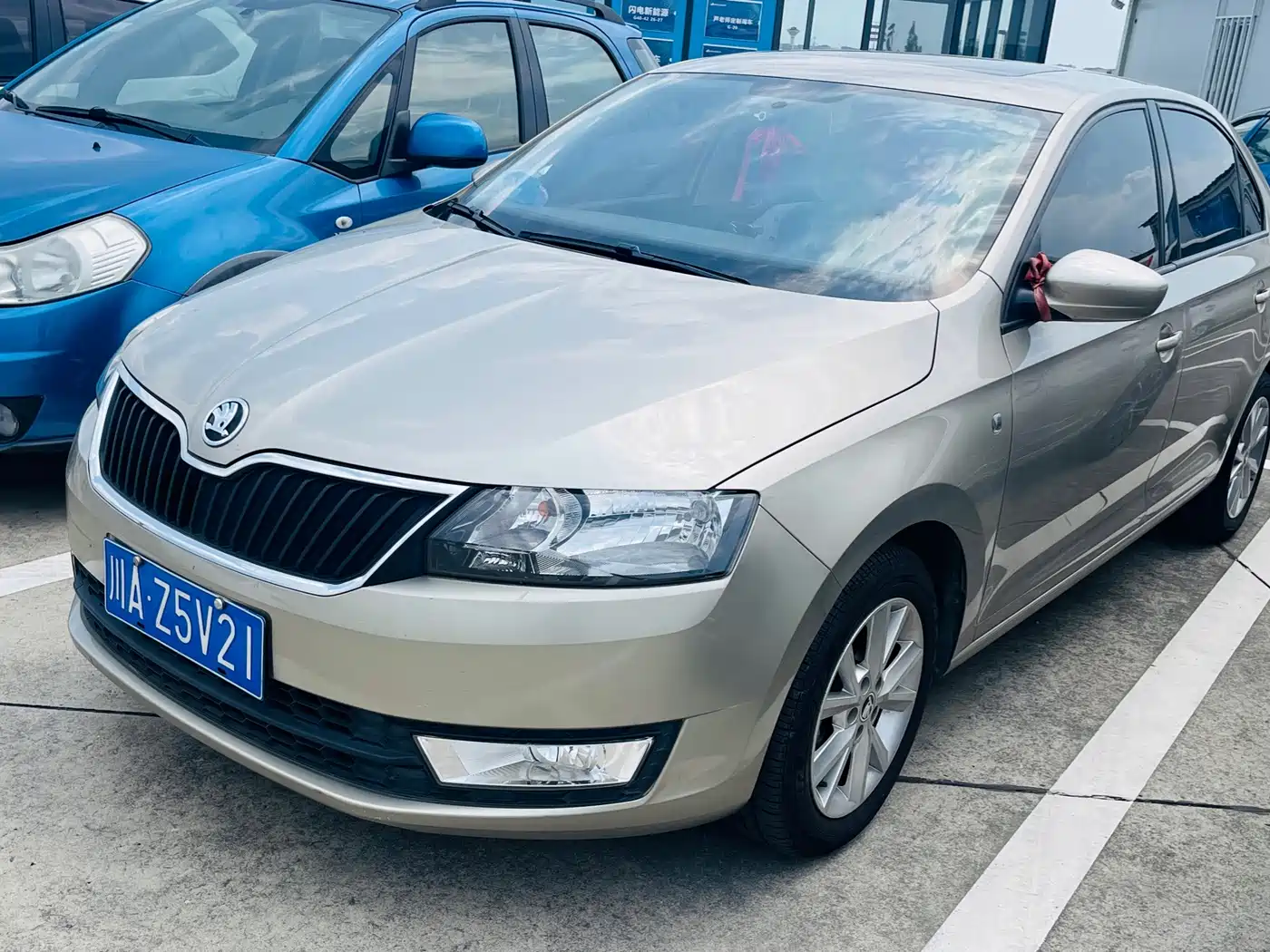 Škoda Rapid 2015 — пригон из Китая