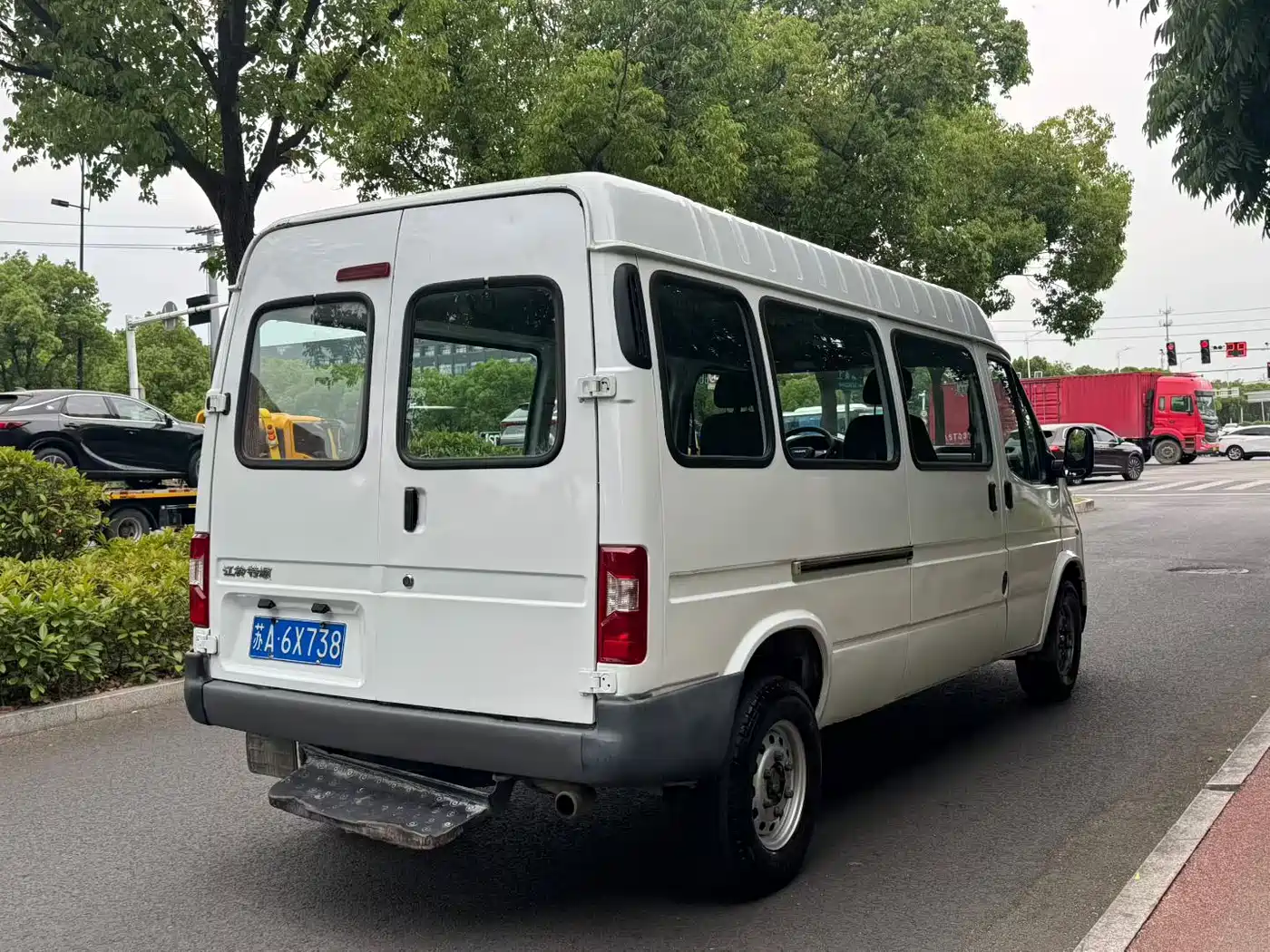 Jiangling Tesun 2021 2021 Model 2.8T Space King Taurus Edition Long Wheelbase Medium-High Roof Single Rear Tire-Step 6-Seater Diesel China VI JX493