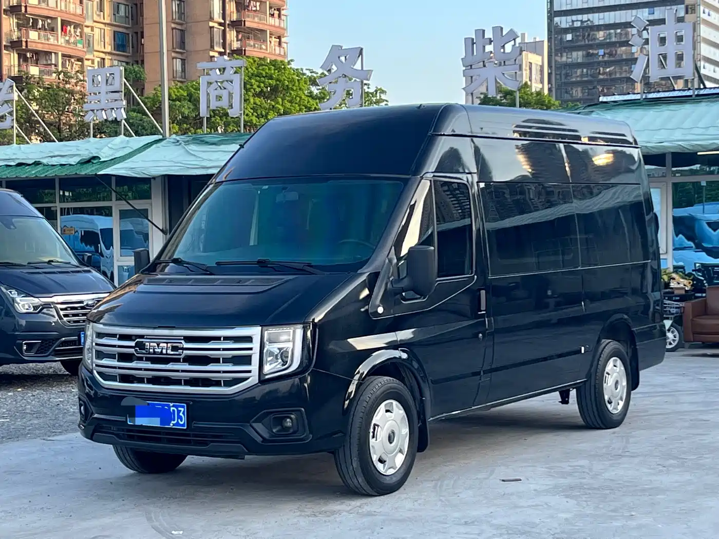 Jiangling JMC Fushun 2023 2.0T Automatic Medium Wheelbase Medium-High Roof Commercial Version Van 2/3-Seater