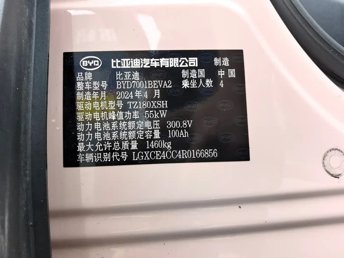 BYD Seagull 2024 Glory Edition 305km Vitality Edition фото 12