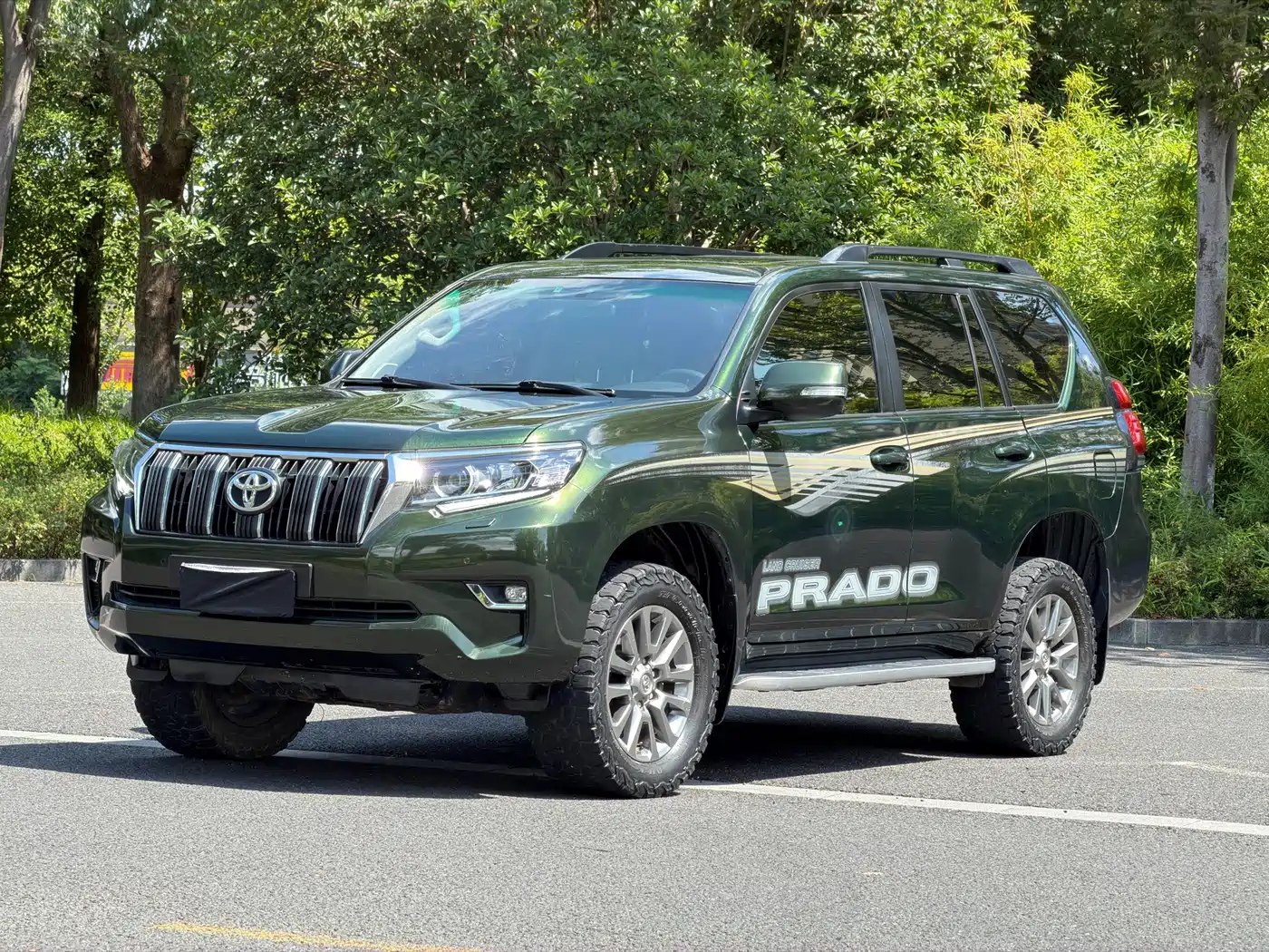 Toyota Prado 2019 2019 3.5L Automatic TX-L Zunxiang Edition with Rear-mounted Spare Tire