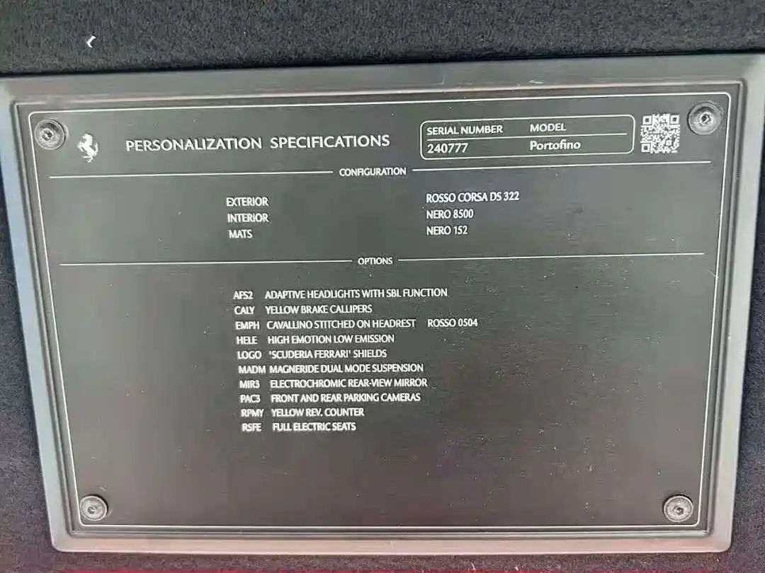 Ferrari Portofino 2019 2018 Model 3.9T