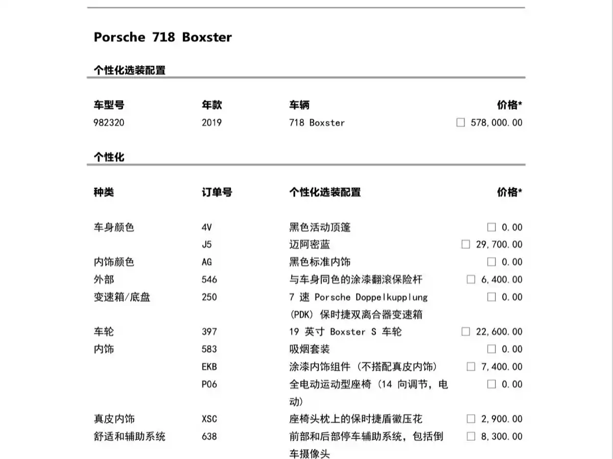 Porsche 718 2018 Boxster 2.0T фото 12