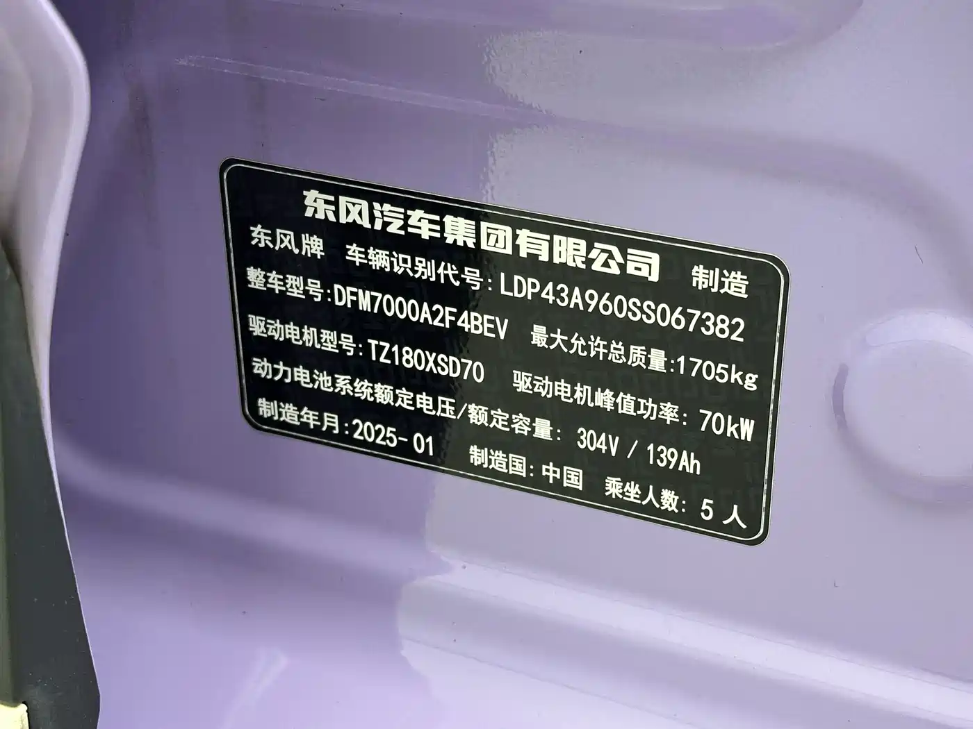 Dongfeng Yipai Nano 01 2025 2024 430 Plus Smart+