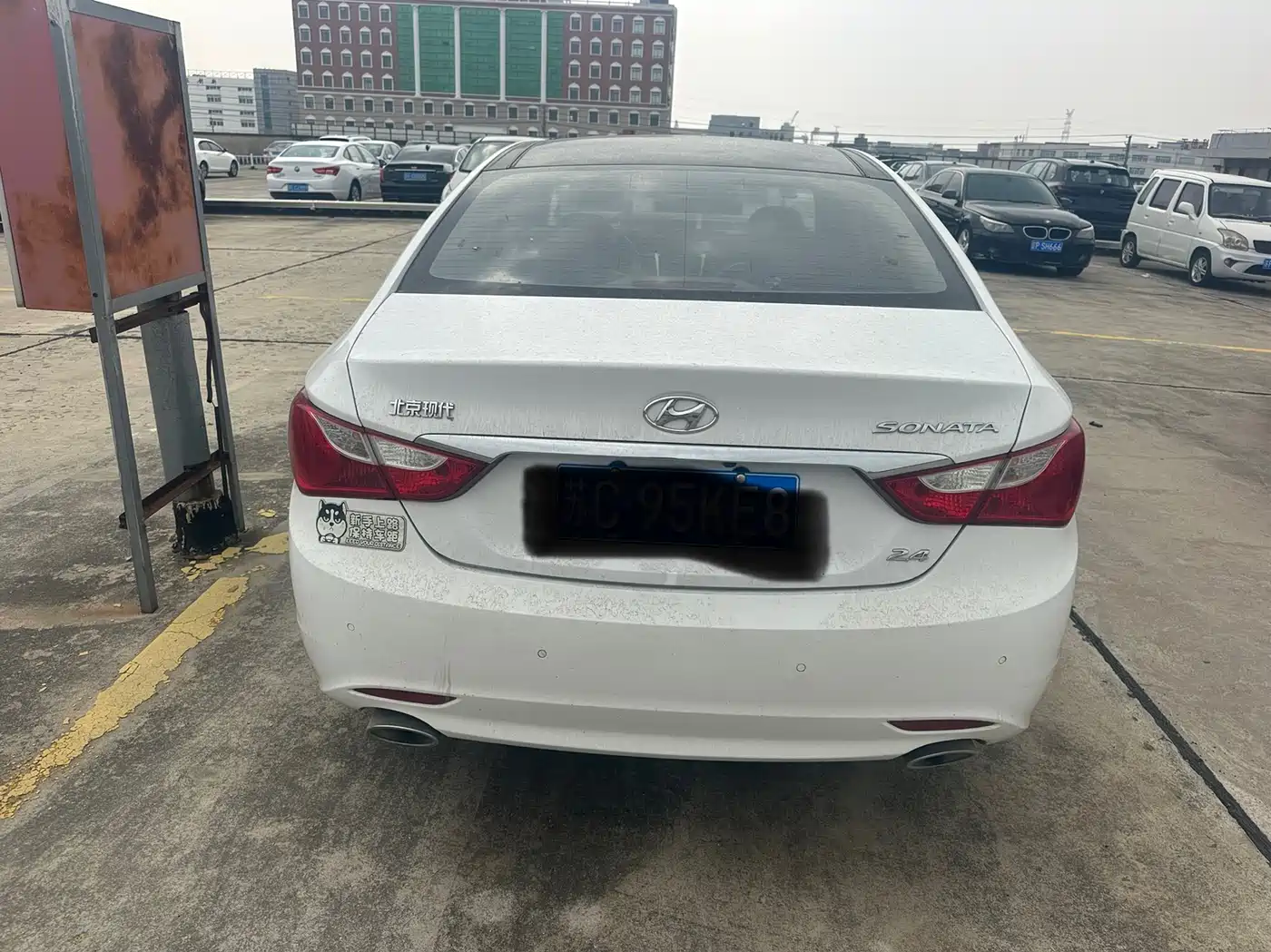 Hyundai Sonata 2014 2.4L Automatic Leading Edition China IV фото 8