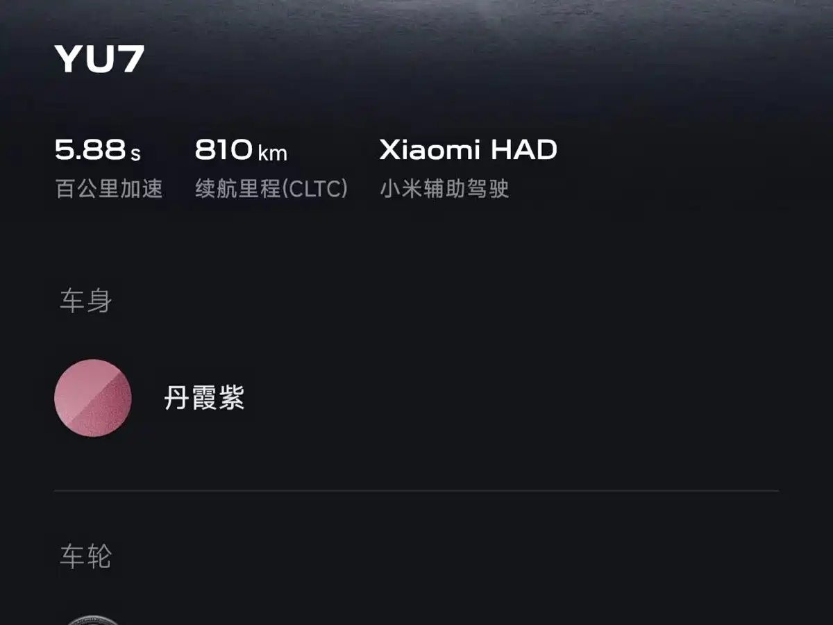 Xiaomi Auto Xiaomi YU7 2025 Extended Range RWD Edition фото 14