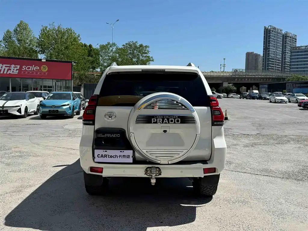 Toyota Prado 2018 3.5L Automatic TX-L Rear-mounted Spare Tire фото 8