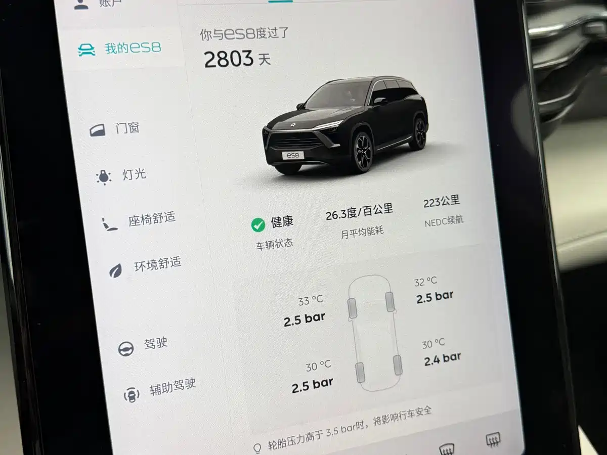 NIO ES8 2019 2018 355KM Base Model 7-Seater Version