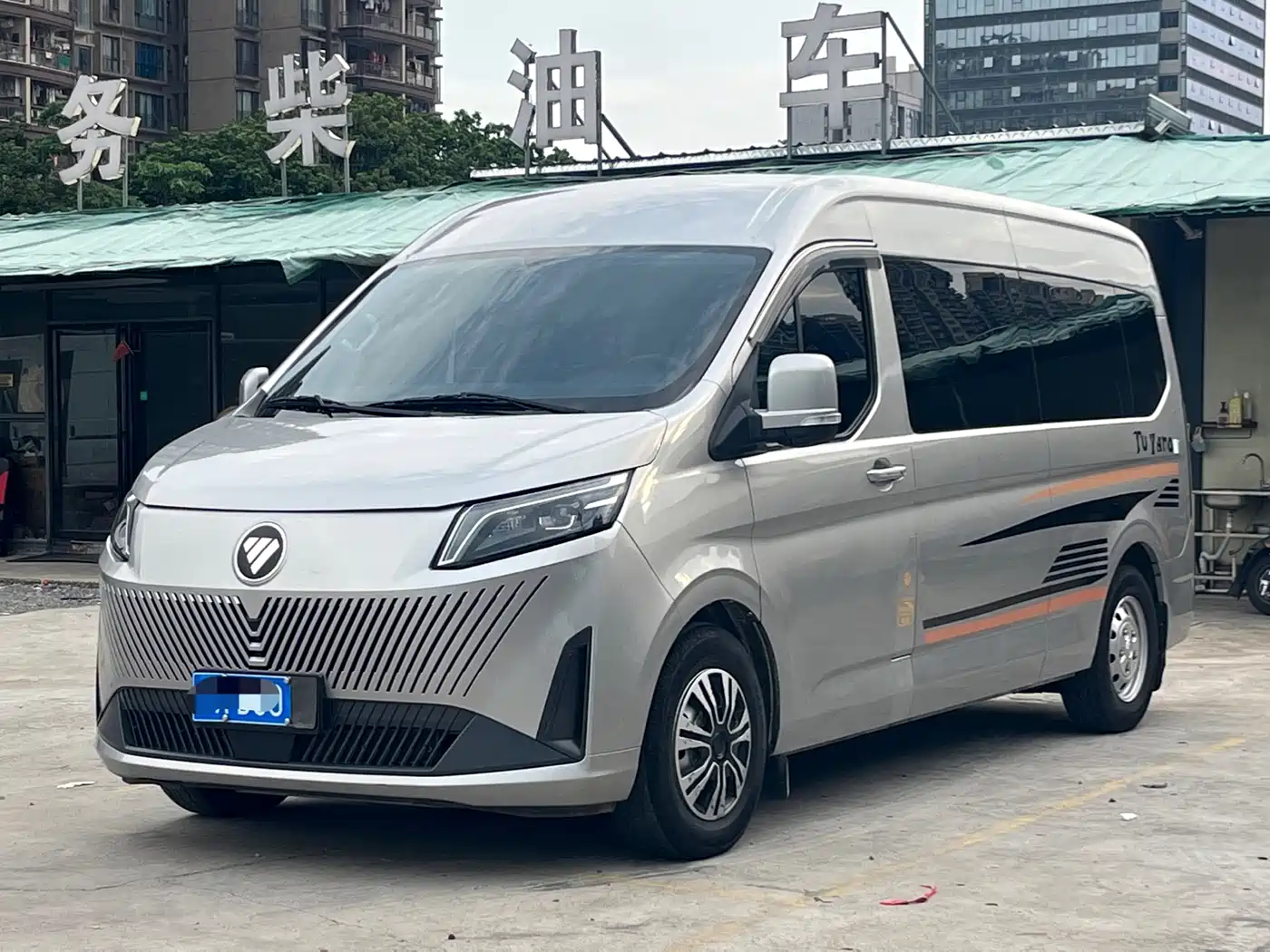 Foton Tuyano Big V 2025 2024 Tuano V CITY 2.0T Manual Long Wheelbase Flat Roof Rear Single Tire 5/6/7/9 Seater