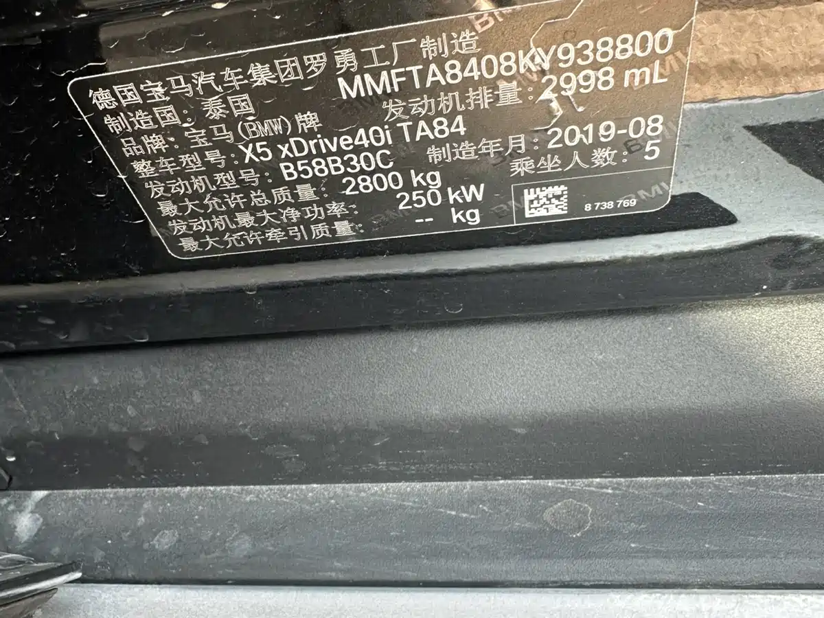 BMW X5 (Import) 2019 xDrive40i M Sport Package фото 6