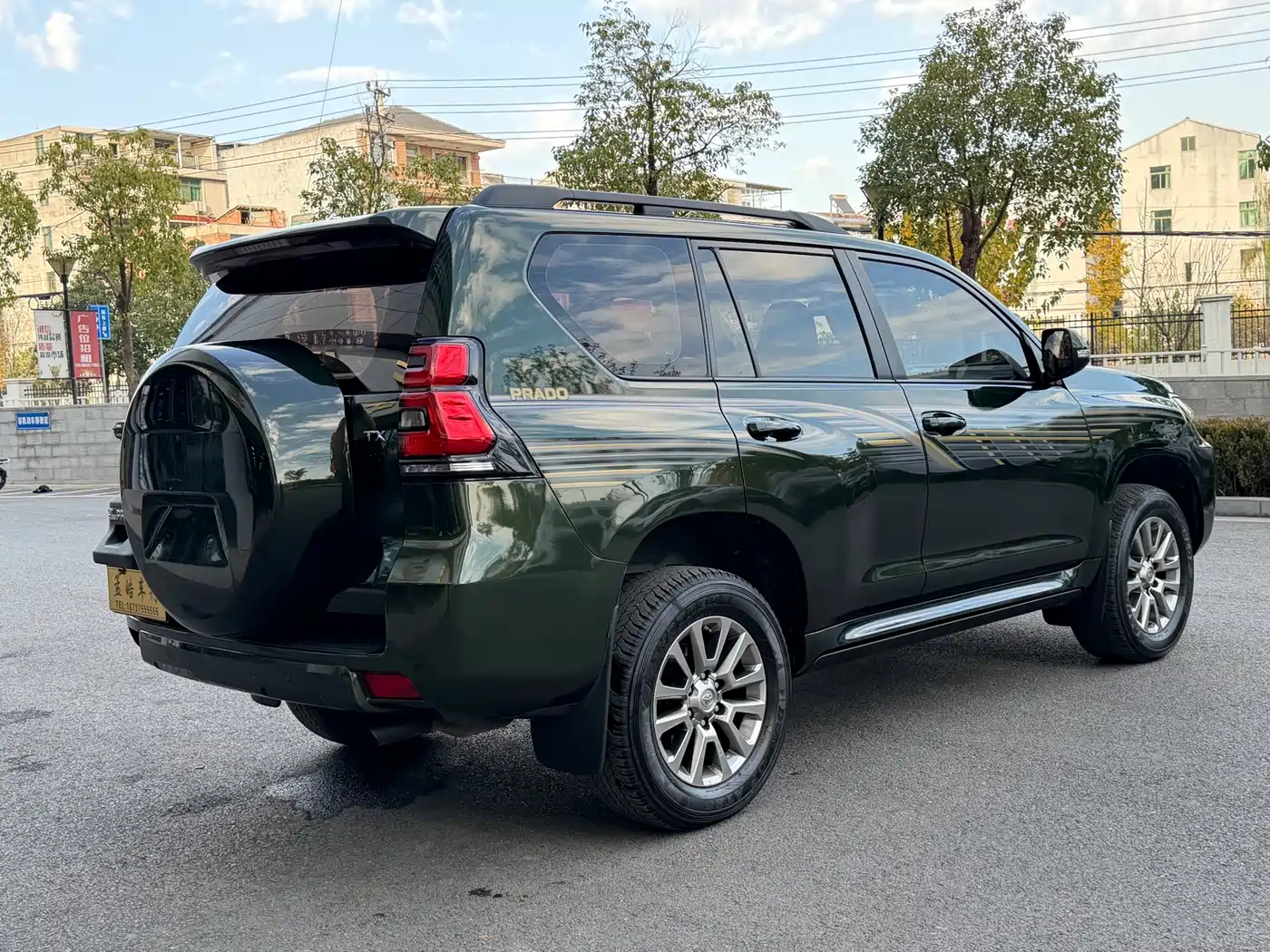 Toyota Prado 2018 3.5L Automatic TX-L Rear-mounted Spare Tire фото 5