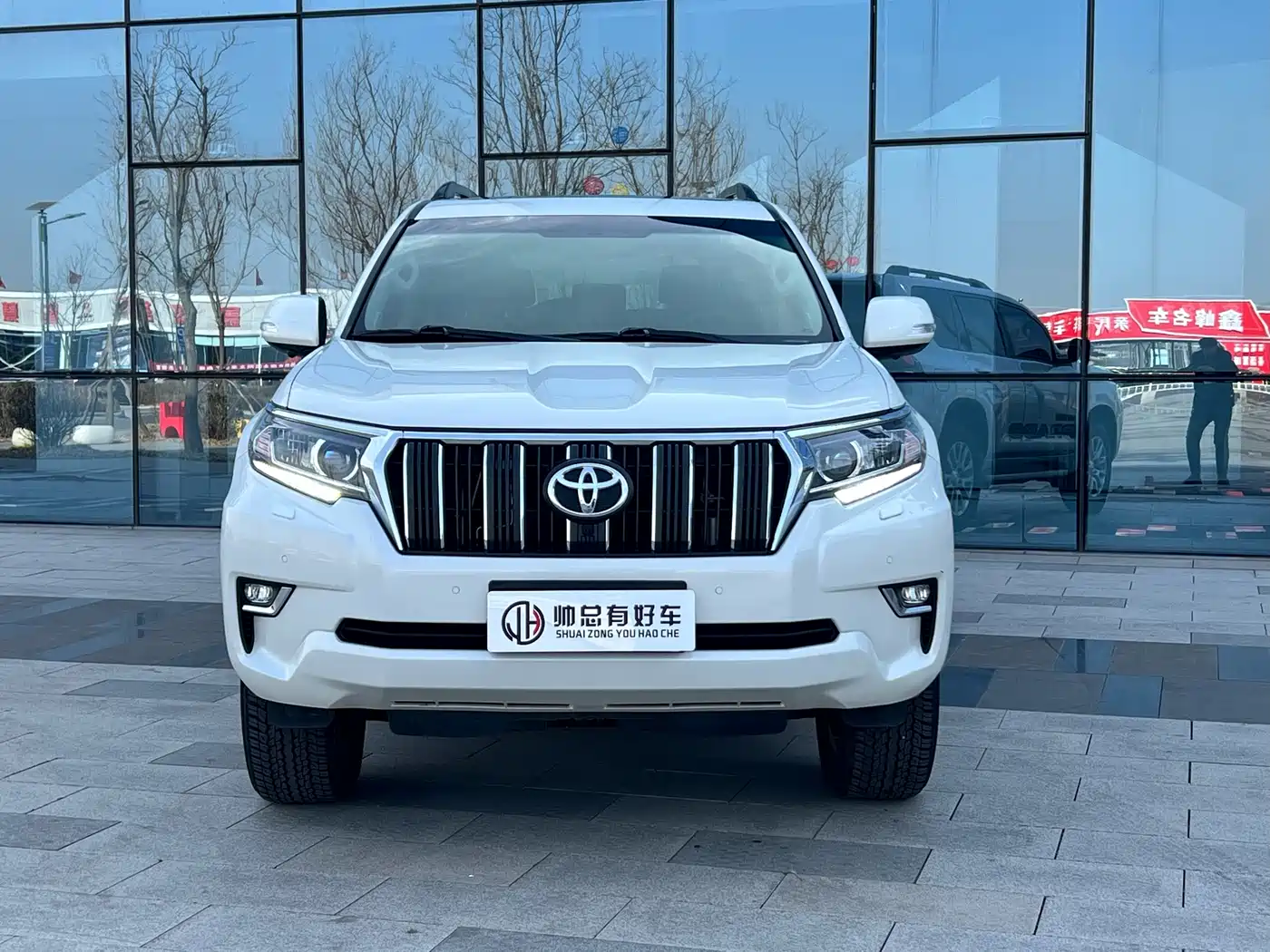 Toyota Prado 2018 3.5L Automatic TX-L Rear-mounted Spare Tire фото 2