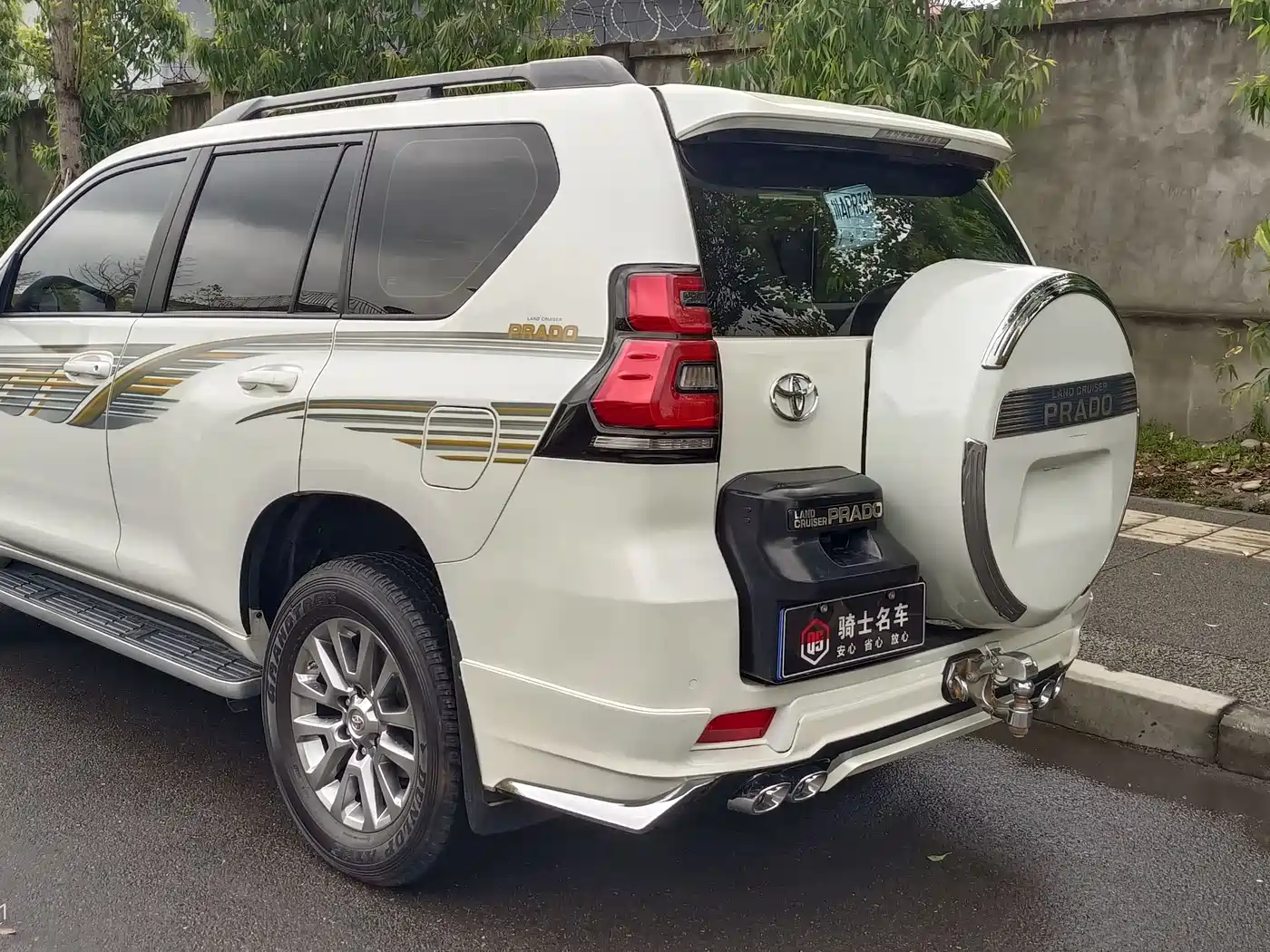 Toyota Prado 2019 3.5L Automatic TX-L Zunxiang Edition with Rear-mounted Spare Tire фото 15