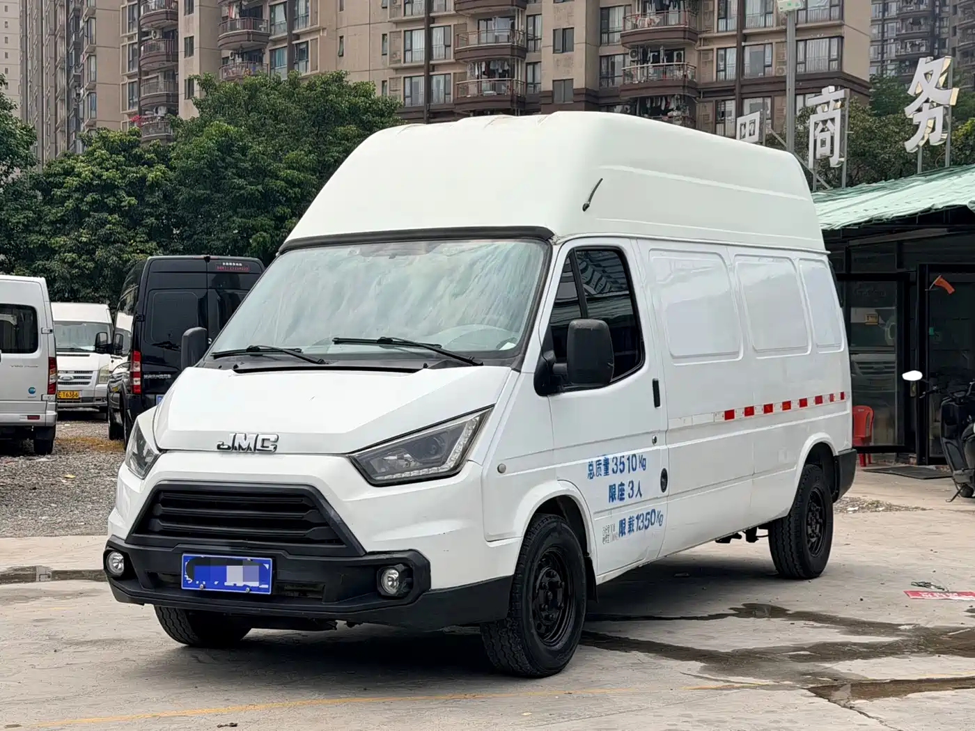 Jiangling Tesun 2021 Model 2.8T Space King Standard Edition Long Wheelbase Medium-High Roof Single Rear Tire 3-Seater Diesel China VI JX493