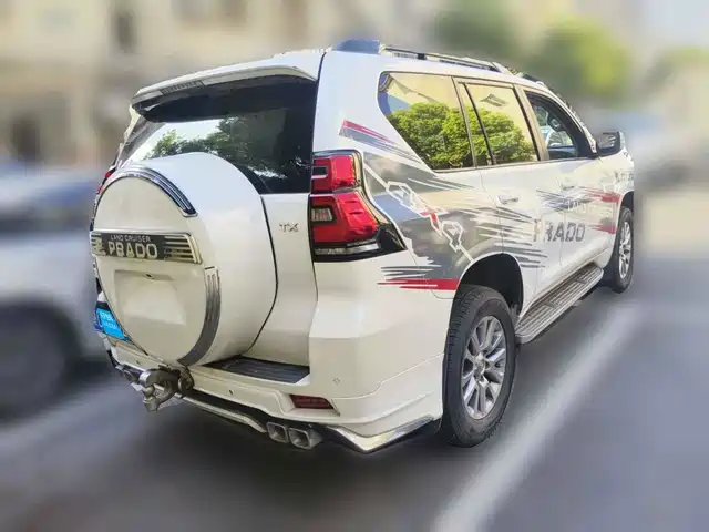 Toyota Prado 2018 3.5L Automatic TX-L Rear-mounted Spare Tire — фото 2