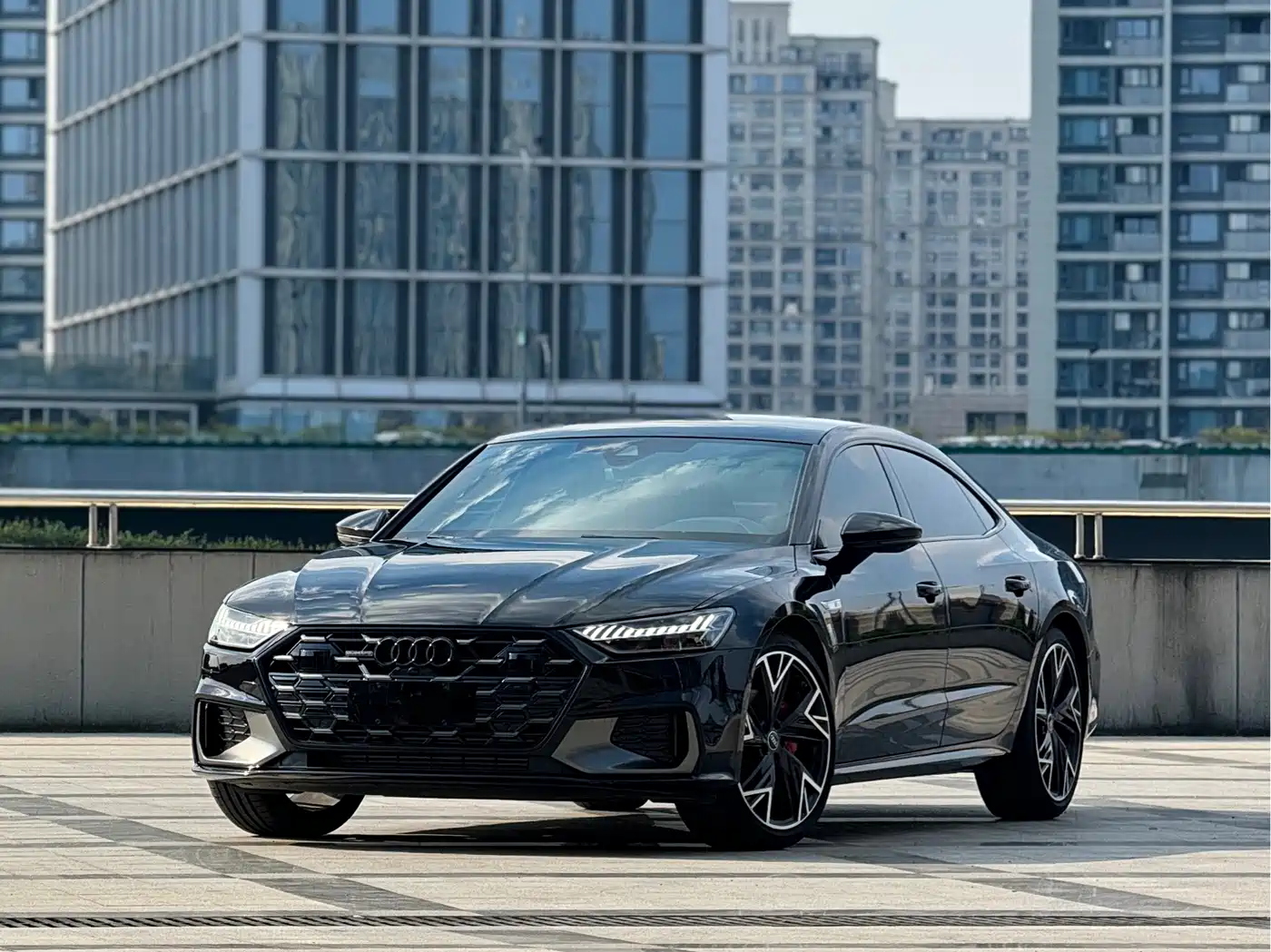 Audi A7L 2026 2025 Model Year 45 TFSI quattro Black Knight Edition