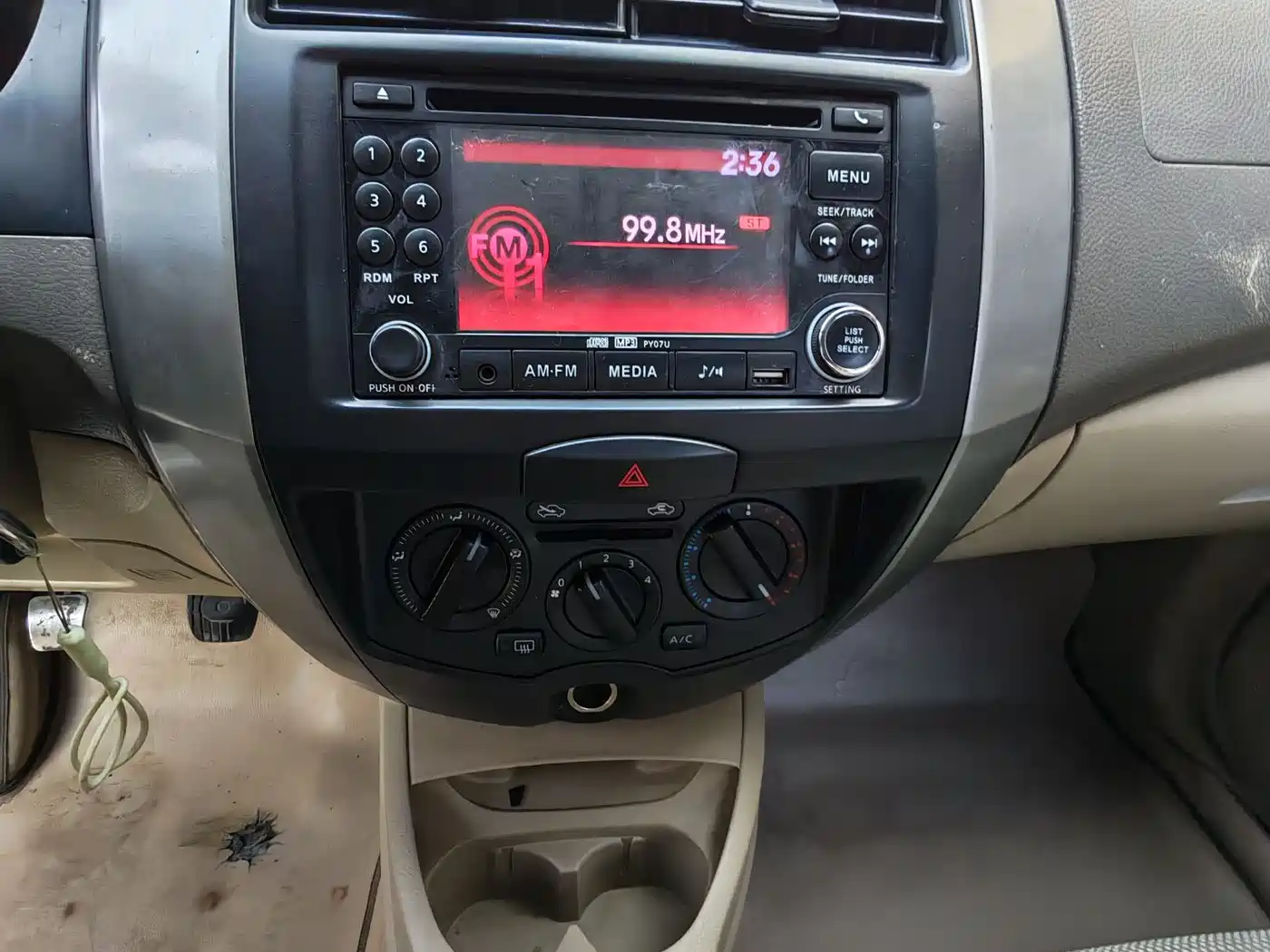 Nissan Livina 2007 2007 Model 1.6L Manual Multi-function Type