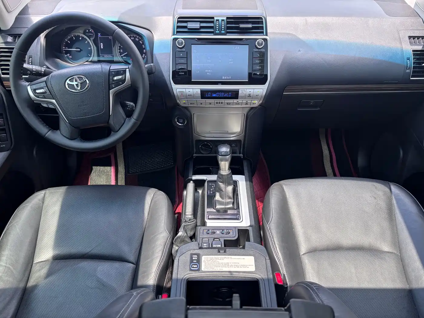 Toyota Prado 2018 3.5L Automatic TX-L Rear-mounted Spare Tire фото 12