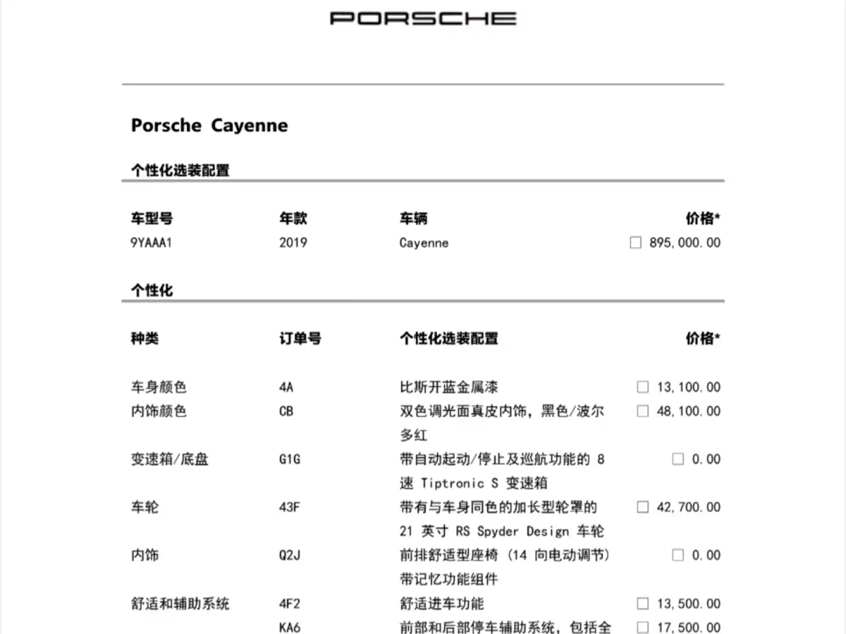 Porsche Cayenne 2019 Cayenne 3.0T фото 3