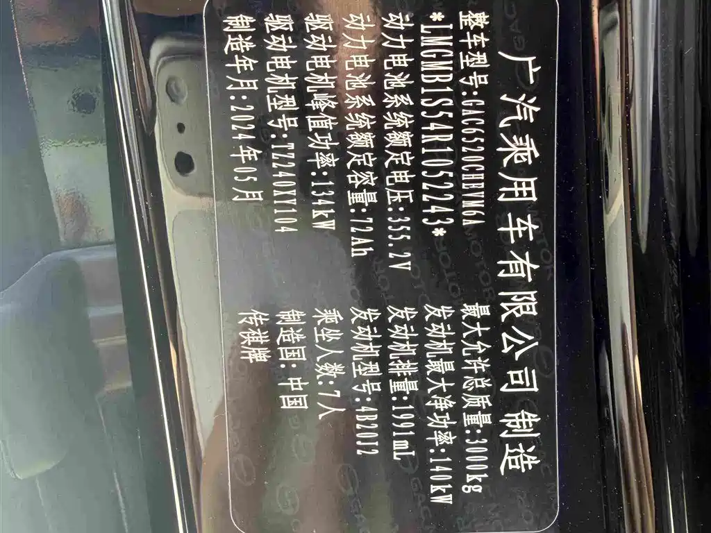GAC Trumpchi Trumpchi E9 2024 2024 E9 Premium Edition