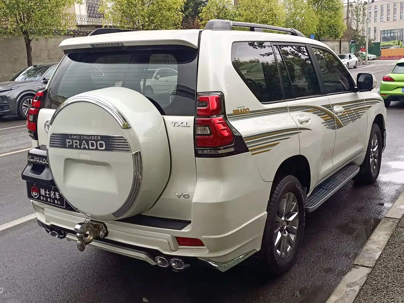 Toyota Prado 2019 3.5L Automatic TX-L Zunxiang Edition with Rear-mounted Spare Tire фото 13